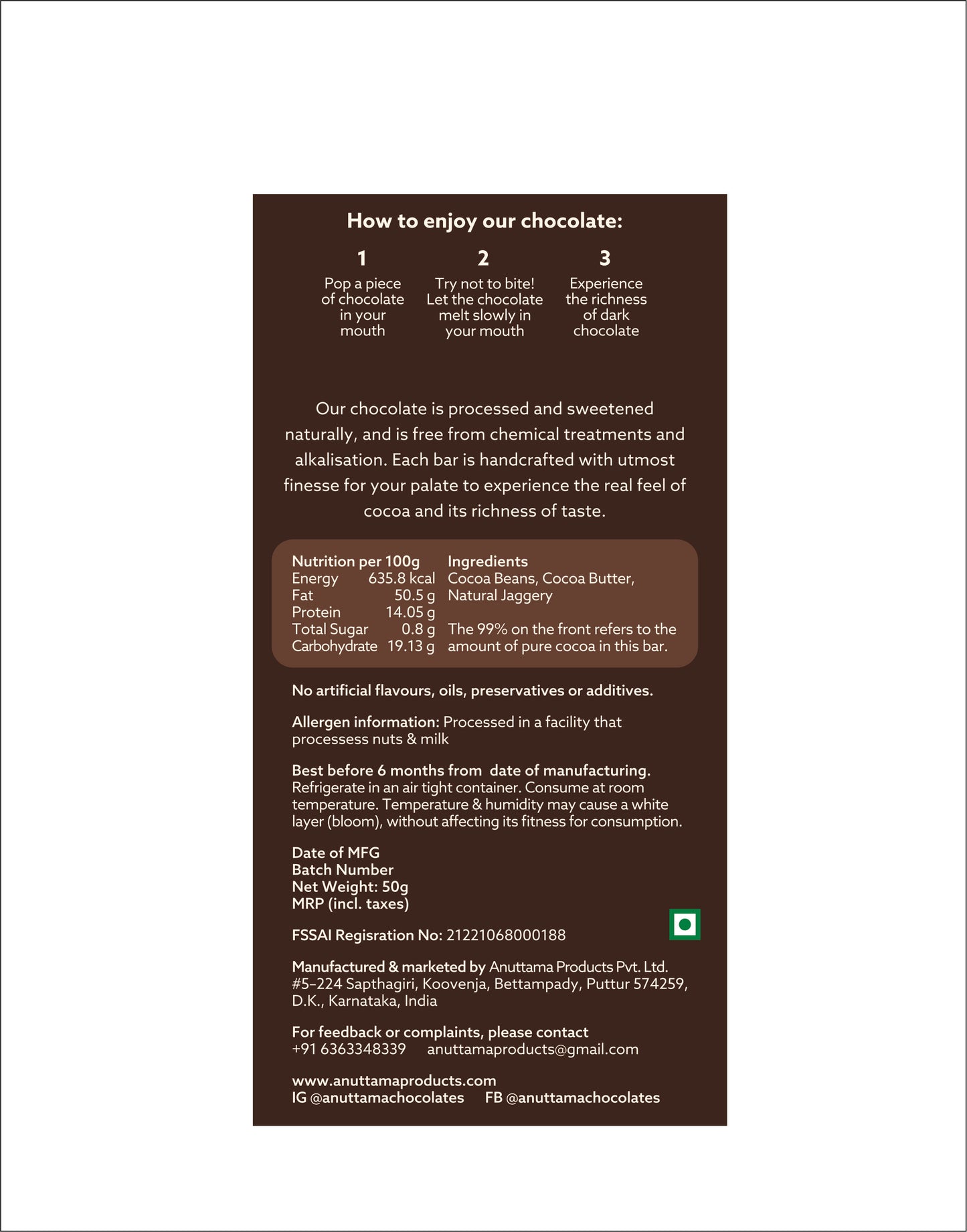 Ultimate Dark | 99% Cocoa