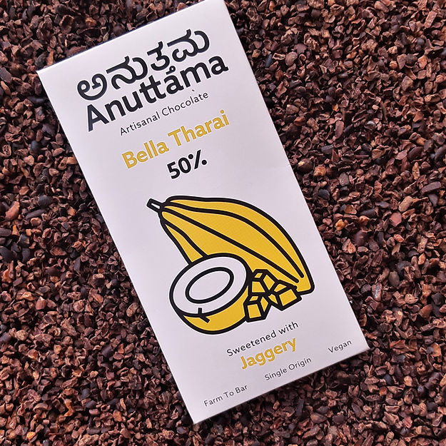 Bella Tharai |Jaggery and Coconut milk | 50% Dark |Sweetened with Jaggery