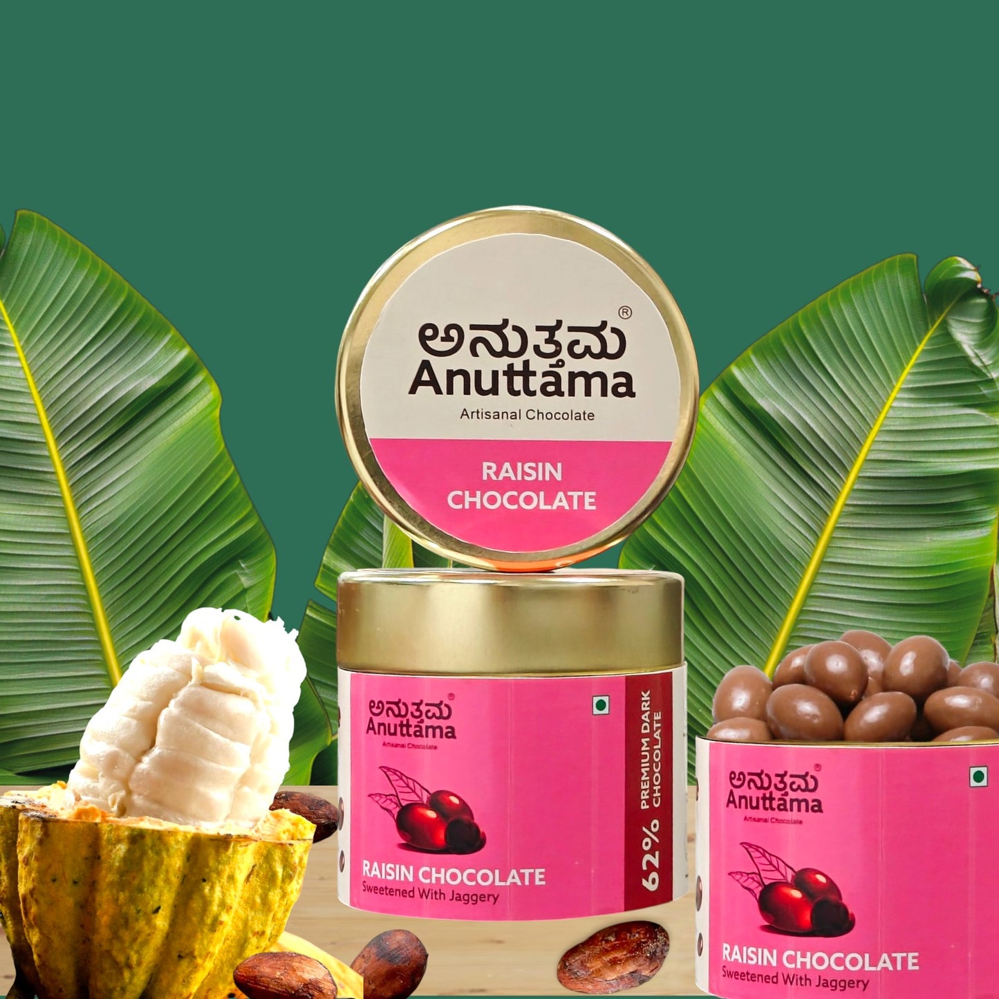 Raisin |  Chocolate Coated | 62% Dark