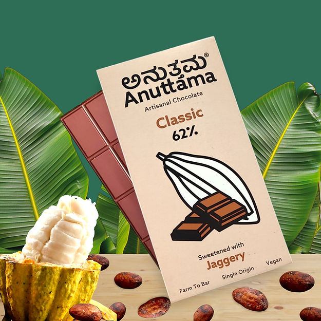 Classic Plain |62% Cocoa | Sweetened with Jaggery image 2