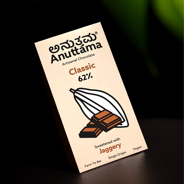 Classic Plain |62% Cocoa | Sweetened with Jaggery