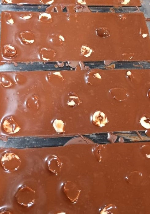 Hazelnut | | 62% Cocoa | Sweetened with Jaggery
