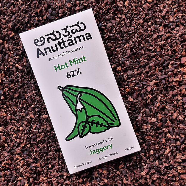 Hot Mint | 62% Cocoa  | Sweetened with Jaggery